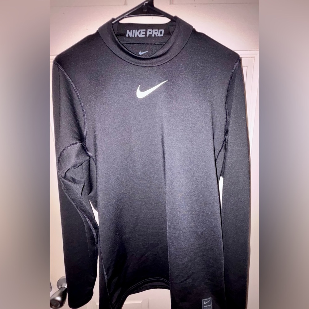 Nike Pro men's long-sleeve compression shirt